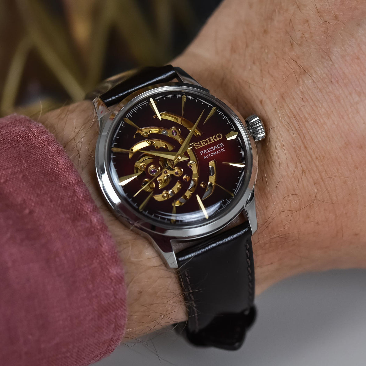 Seiko Presage Cocktail Time Star Bar Limited Edition Automatic Mens Watch SSA457J1