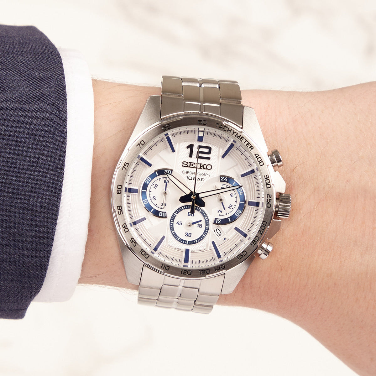 Seiko Quartz Mens Watch SSB343