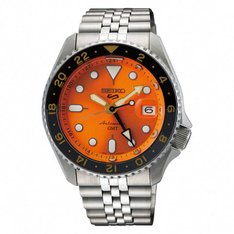 Seiko 5 Sports ‘Mikan Orange’ GMT Automatic Men's Watch SSK005K1
