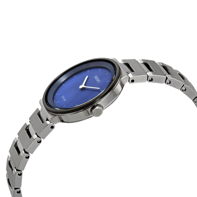 Seiko Essentials Blue Mother of Pearl Dial Women&#39;s Watch SUP385