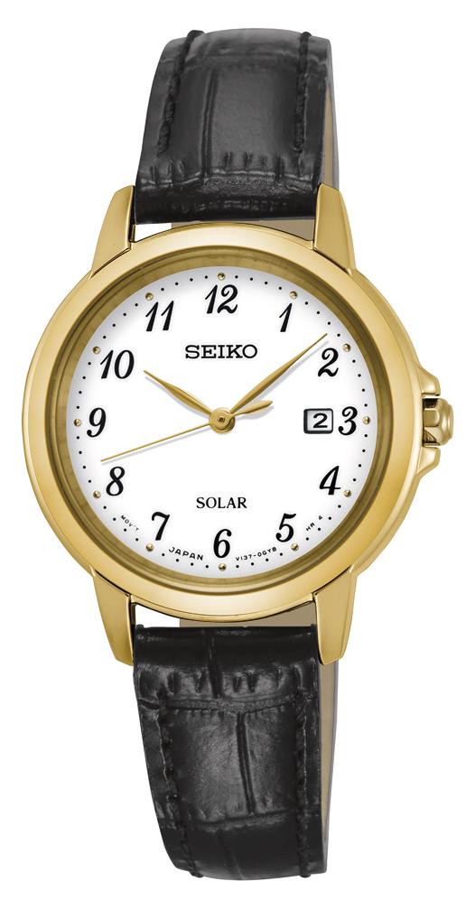 Seiko Solar Womens Watch SUT376P9