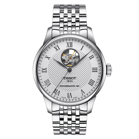 Tissot Le Locle Powermatic 80 Open Heart Automatic Men's Watch T0064071103302
