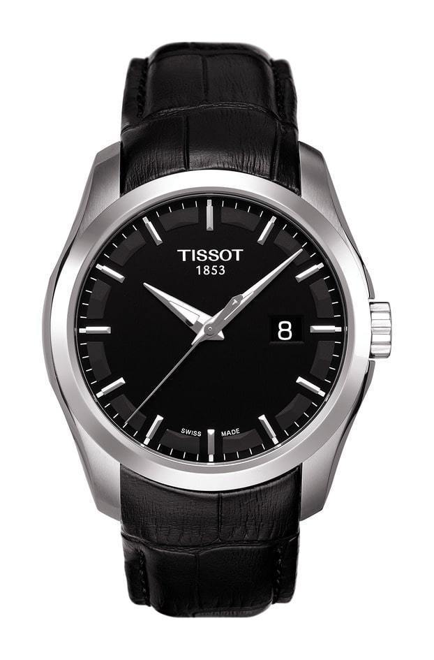 Tissot Couturier Quartz Black Dial Men&#39;s Watch T0354101605100