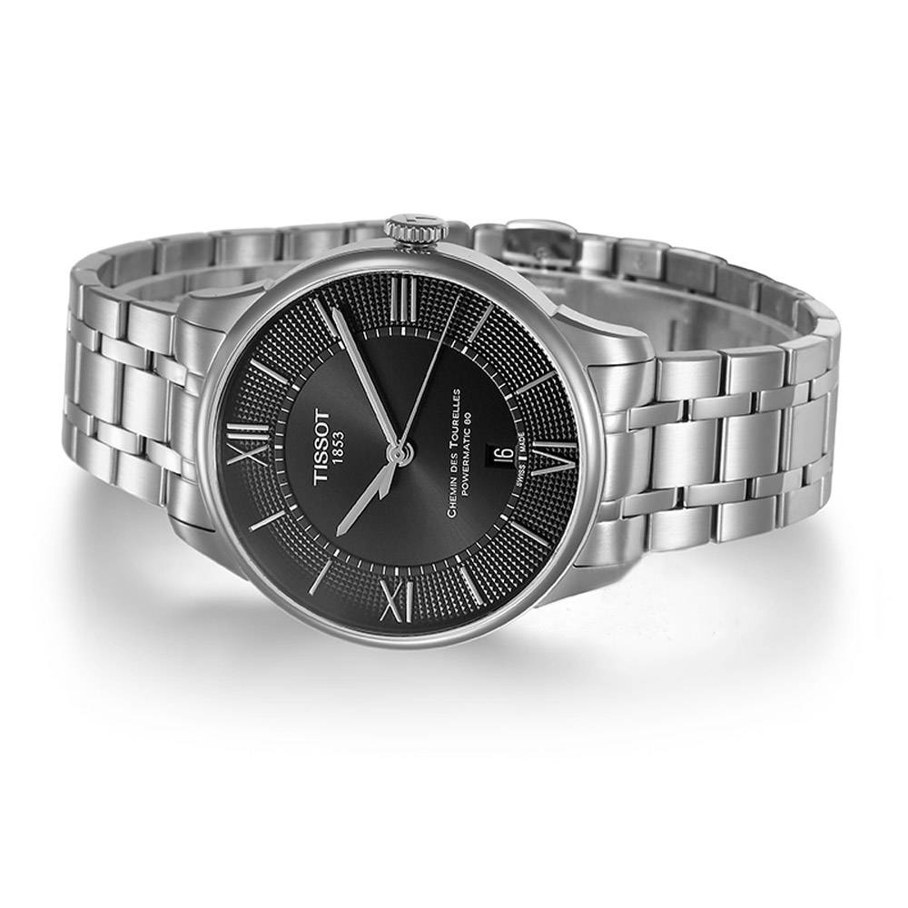 Tissot Chemin Des Tourelles Powermatic 80 Automatic Men s Watch T09940 Stylessence Fine Jewellery