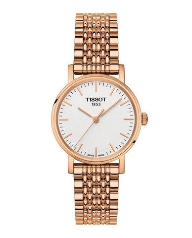 Tissot Everytime Small White Dial Rose Gold Tone Women's Watch T1092103303100