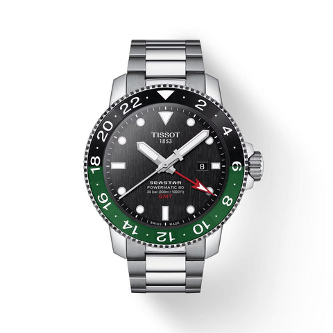 Tissot Seastar 1000 Powermatic 80 GMT Automatic Men's Watch T1204291105101