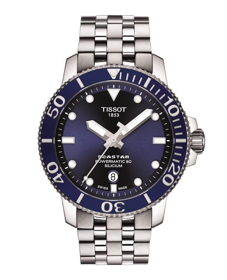 Tissot Seastar 1000 Powermatic 80 Silicium Automatic Men&#39;s Watch T1204071104101