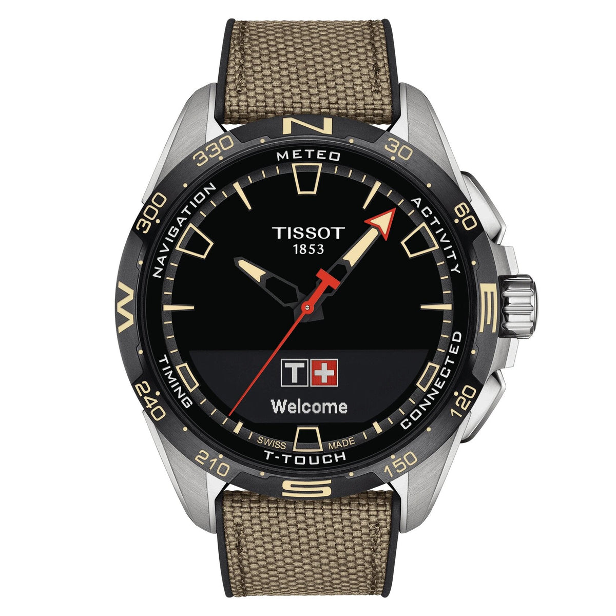 Tissot T-Touch Connect Quartz Solar Men&#39;s Watch T1214204705107
