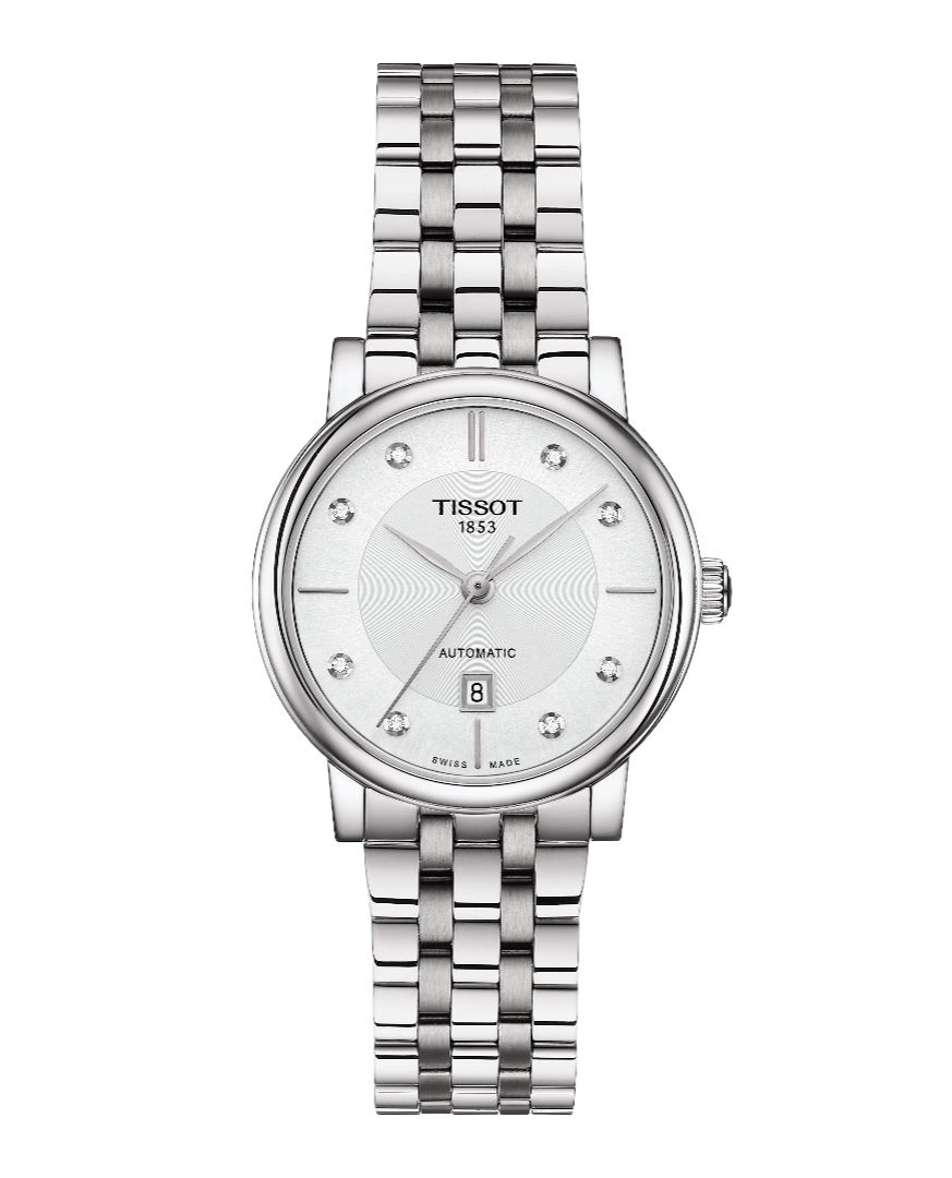 Tissot T-Classic Automatic Diamonds Womens Watch T1222071103600