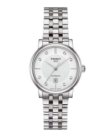 Tissot T-Classic Automatic Diamonds Womens Watch T1222071103600