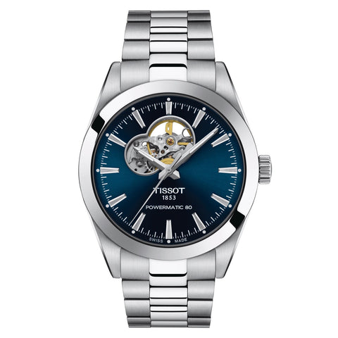 Tissot Gentleman Powermatic 80 Open Heart Automatic Men's Watch T1274071104101