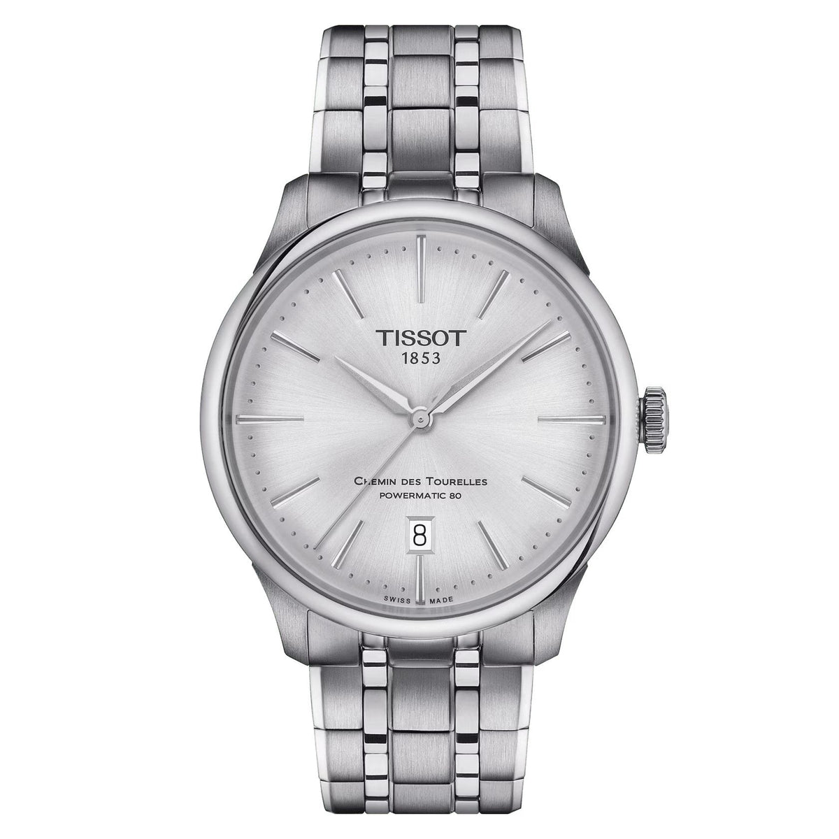 Tissot Chemin des Tourelles Powermatic 80 39 mm Automatic Unisex Watch T1398071103100