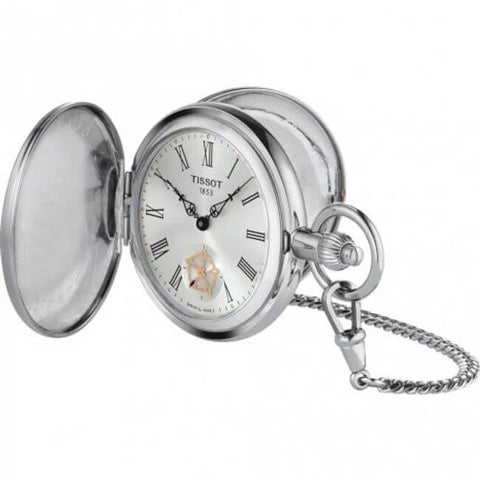 Tissot Double Savonnette Mechanical Mens Watch T8654059903800
