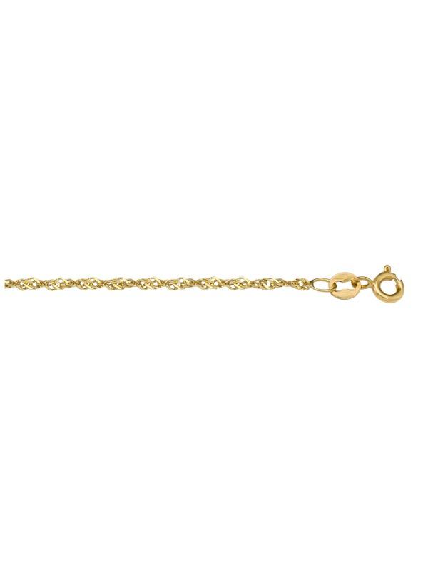 14K Yellow Gold Singapore 1.3 mm Italian Chain