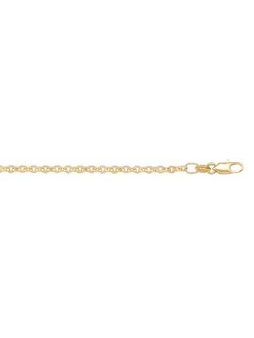 10k, 14k Yellow Gold Cable 1.7 mm Italian Chain