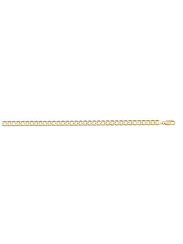 10k, 14k Yellow Gold Solid Open Link Curb 3.0 mm Italian Chain