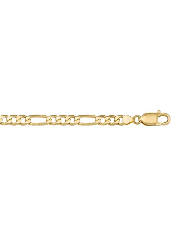 10k, 14k Yellow Gold Figaro Link 8.3 mm Italian Chain