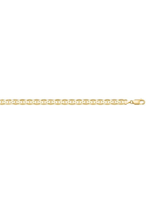 10k, 14k Yellow Gold Hollow Flat Anchor 3.5 mm Italian Chain