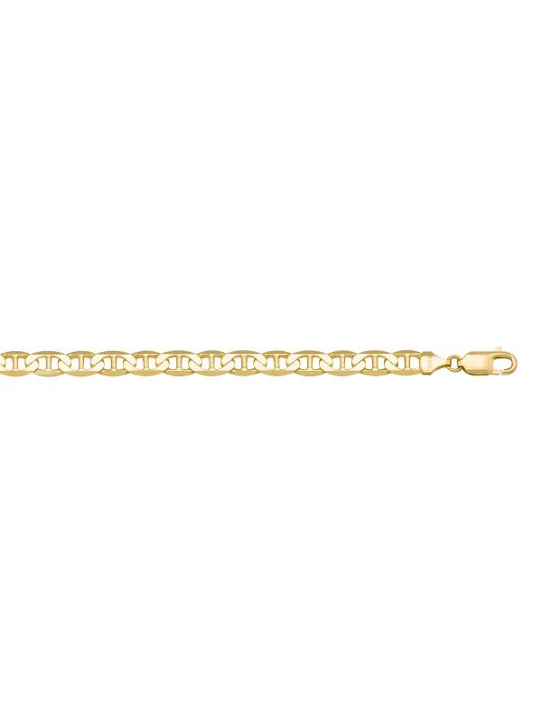 10k, 14k Yellow Gold Flat Anchor 4.6 mm Italian Chain