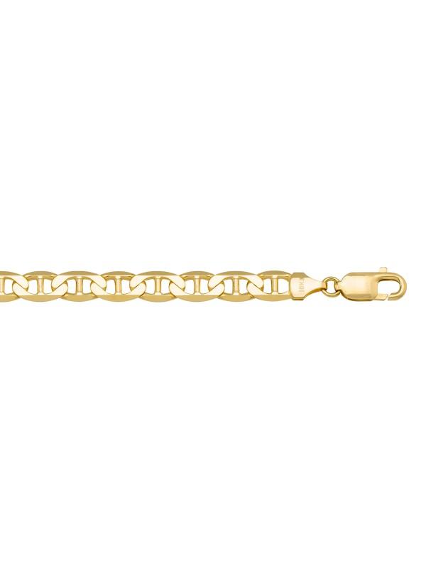 10k, 14k Yellow Gold Flat Anchor 7.0 mm Italian Chain