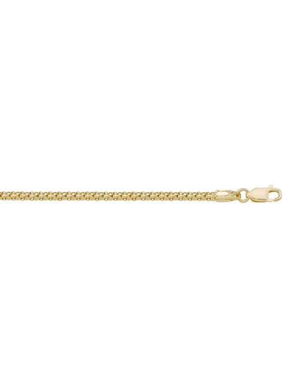 14 Yellow Gold PopCorn 1.8 mm Italian Chain