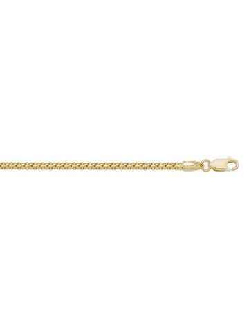 14 Yellow Gold PopCorn 1.8 mm Italian Chain