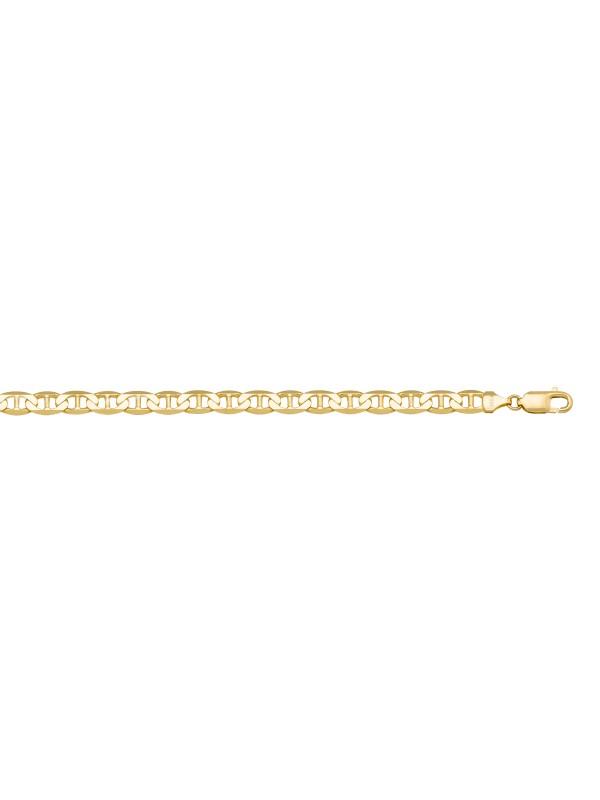 10k, 14k Yellow Gold Hollow Flat Anchor 3.8 mm Italian Chain