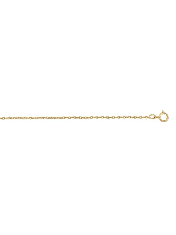 10k Yellow Gold Loose Rope 1.3 mm Light Gold Plated Italian Chain